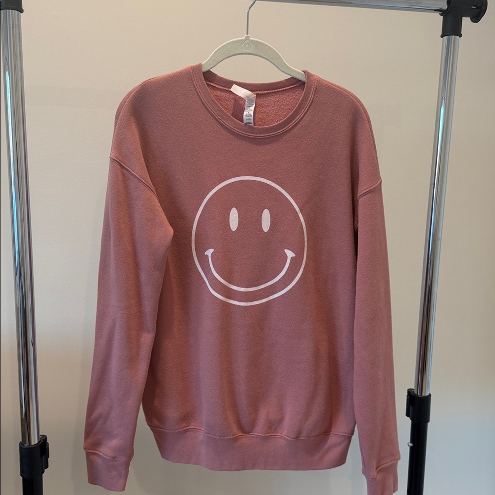 Bella + Canvas Smiley Face Crew Neck